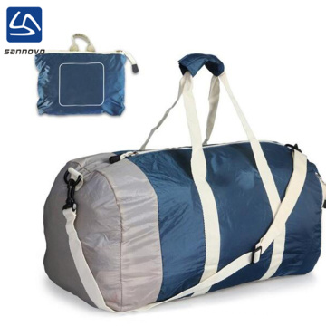 Wholesale bule lightweight foldable travel bag for vacation